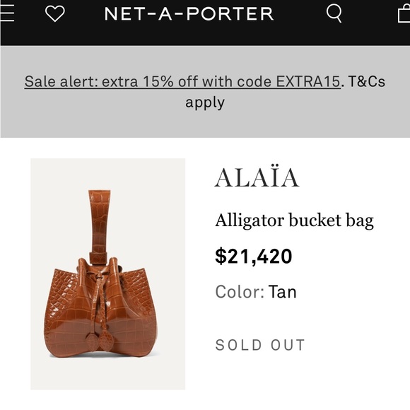 Azzedine Alaia Alligator rose Marie bag - Picture 3 of 14